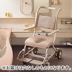 TOTO 水まわり用低座面車いす(ソフトシート穴なし)シャワーキャリー