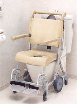 TOTO 水まわり用車いす(車椅子)EWC620A 6輪タイプ シャワーキャリー