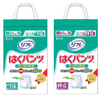 リフレ はくパンツ たっぷり吸収 4袋入り