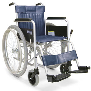 スチール製自走用車椅子 KR801Nソフトタイヤ 座幅42cm 病院・施設 スチール製自走用車椅子 KR801Nソフトタイヤ 座幅42cm 病院・施設