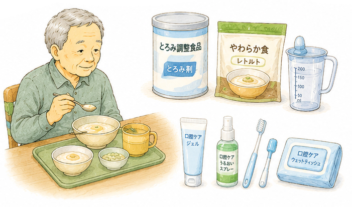 食事の不安に対策するイメージ