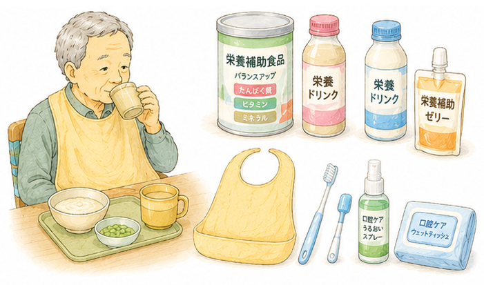 食事の不安に対策するイメージ