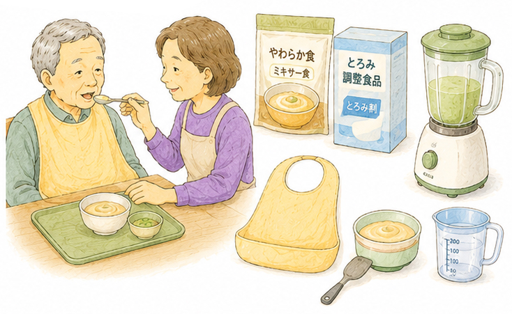 食事の不安に対策するイメージ
