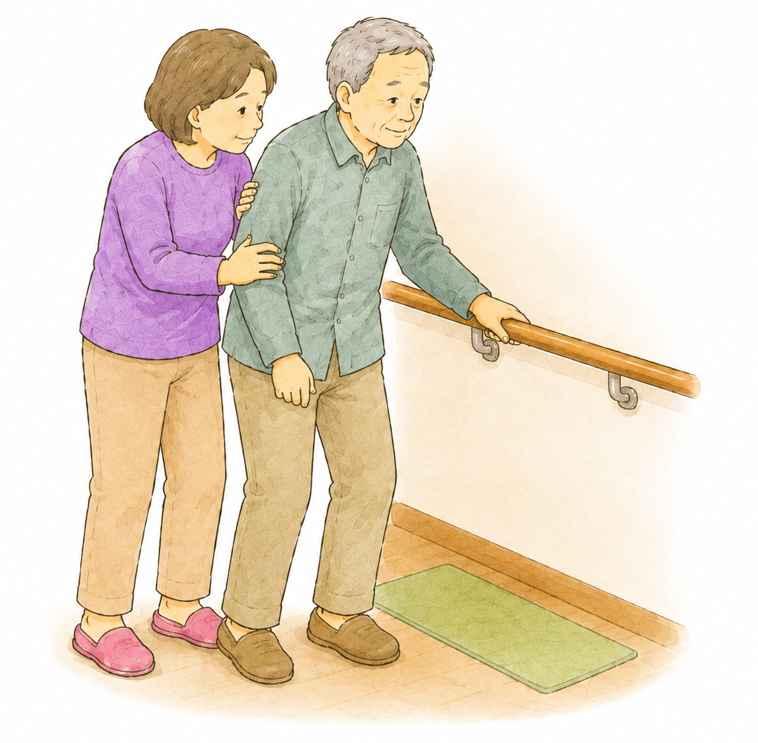 介助者の負担が大きい場面のイメージ