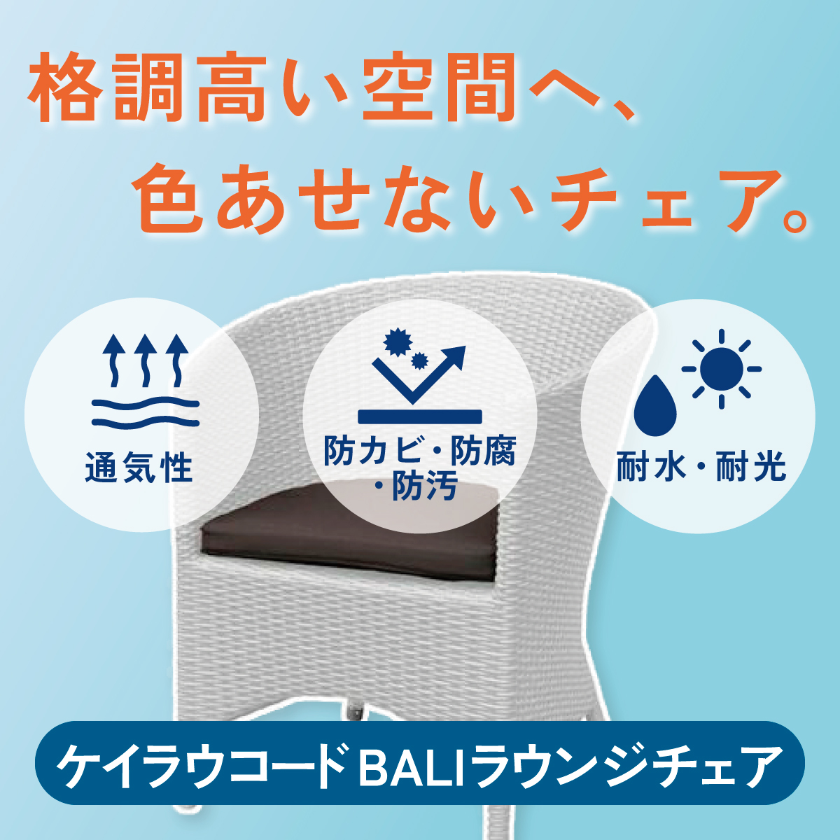 格調高い空間へ、色あせないチェア。