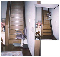 階段昇降機：直線型