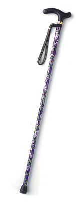 花柄ピッチ付折りたたみ式杖 EOP-103