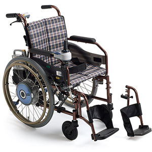 YAMAHA電動ユニット装着 軽量コンパクト電動車椅子 JWX-1M
