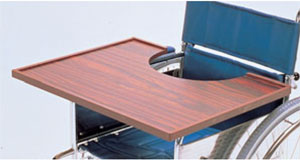 車椅子用テーブル KF-4 ブラウン