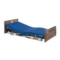 超低床介護用ベッド ラフィオ ベーシックベッドシリーズ 背上げ1モーター 木製フラットボード