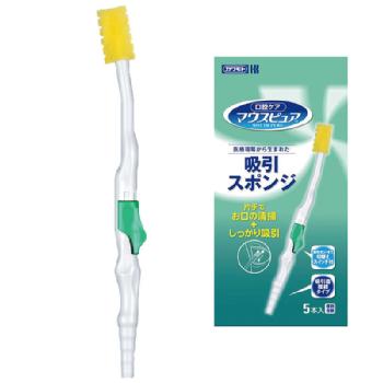 マウスピュア吸引スポンジ50本入り 口腔ケア｜口腔衛生・歯ブラシ