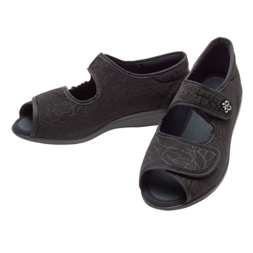 快歩主義L133SL 2本ベルトサンダルタイプ婦人用介護靴｜介護靴