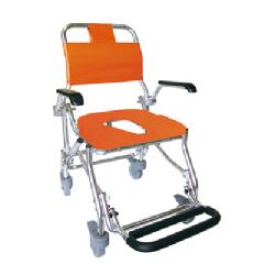 睦三折りたたみシャワーキャリーLX-2（5022） 水回り（トイレ・お風呂）用車椅子