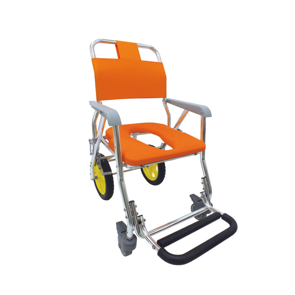 介護用品スクリオシャワーキャリー お風呂 入浴用車椅子 シャワーキャリーAG-LPG 前輪樹脂ダブルロックキャスター