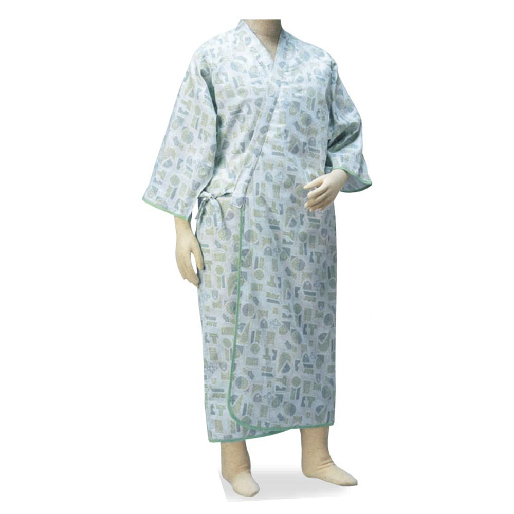 上質で快適上質で快適日本エンゼル ケアねまき メリヤスタイプ サックス Ｌ (５０７５) 介護用衣料、寝巻き