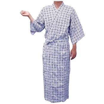 イワツキ ガーゼおねまき 紳士用 2枚セット 通年用｜介護パジャマ