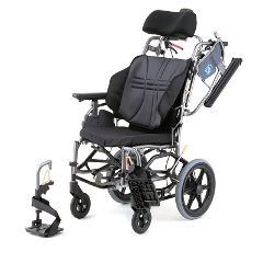 アルミ製車椅子 座王X（エックス） 介助用ティルトタイプ NAH-XF5