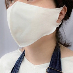 ふんわりコットンマスク 2枚セット×2（計4枚） 抗菌布マスク