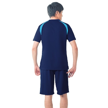 入浴介護用 半袖Tシャツ+ハーフパンツ（撥水加工） 上下各2枚セット 男女兼用 WH90158・WH90256 SS〜4L