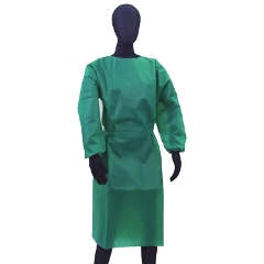 2型感染防護服（TB-1523） 10枚セット 洗える不織布製ガウンタイプ防護服