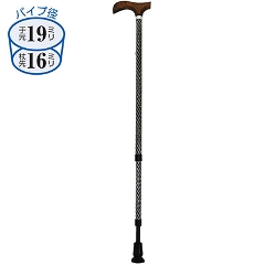 伸縮杖 ウェルファン 夢ライフステッキ ルミエ 長さ78〜103cm 身長約152〜190cm以上
