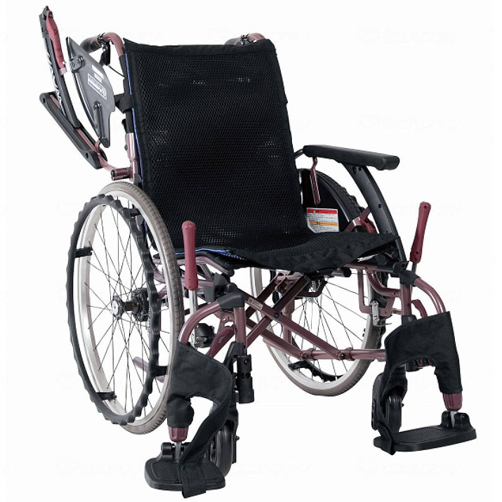 非課税】自走用車椅子 肘掛跳ね上げ WAVUTRoo+（ウェイビットルー