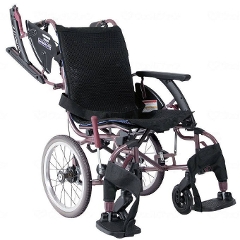 介助用車椅子 肘掛跳ね上げ WAVUTRoo+（ウェイビットループラス）WARP16-40(42)-M(H/SH)