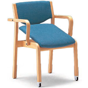 立ち上がり補助 かたらい CRH-41C-MU 半肘座はねあげ 介護・福祉施設向け椅子