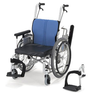 アーチクロス型足こぎ対応モジュラー式低床車椅子 キックルKICKLLE