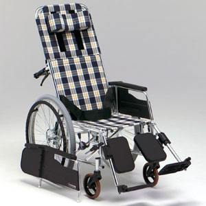 アルミ製リクライニング車椅子 自走用 MW-13