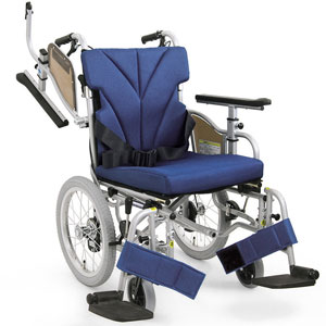 介助用車椅子 低床型簡易モジュールKZ16-40(38・42)-LO低床｜アルミ製 