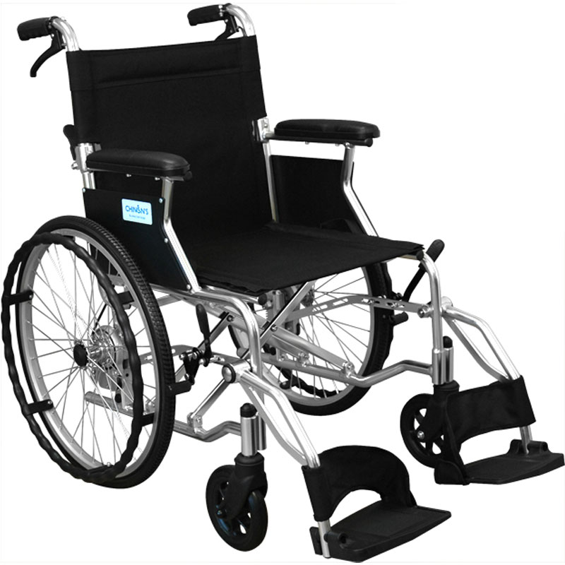 58952円 通販 耐荷重75kg コンパクト 介助ブレーキ付き 車椅子 軽量 折りたたみ式
