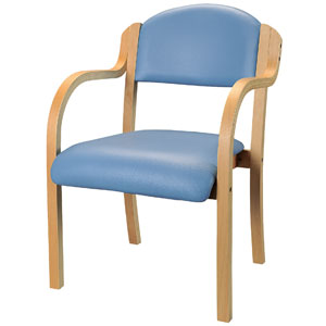 ダイニングチェア肘掛タイプ IKD-01 二脚セット 介護・福祉施設・高齢者施設向け椅子