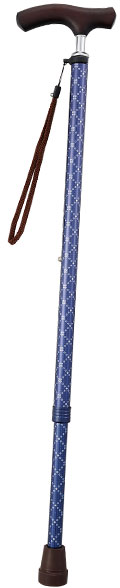 テイコブ伸縮ステッキ 首細伸縮杖 BOLD EN16 長さ65.5〜85.5cm 身長約130〜160cm
