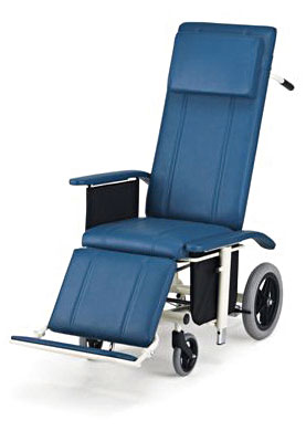 スチール製 フルリクライニング車椅子 NHR-16