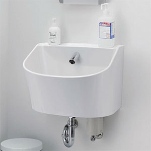 TOTO スタッフ用手洗い器・自動水栓・壁排水LS850APA 介護施設・病院
