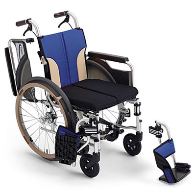 自走用車椅子 とまっティSKT-400B ブレーキかけ忘れサポート転倒防止