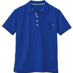 介護施設ユニフォーム 半袖ポロシャツ WH90718 男女兼用 SSサイズ(レディースサイズ)