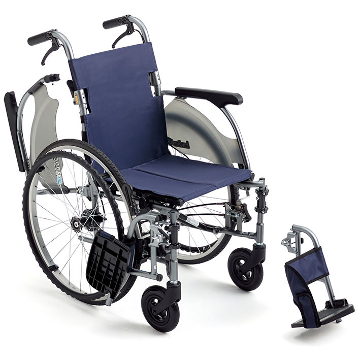 Miki キャリカルプラス 車椅子 自走式 - 看護/介護用品