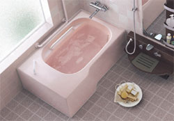 TOTO 高齢者障害者配慮・いたわり浴槽 二方半エプロン付き右勝手 1400サイズ PYS1412R