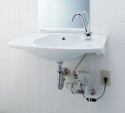 洗面器 L-275ANセット自動水栓・壁排水仕