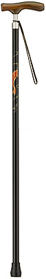 高級漆塗り杖 和匠(蒔絵) 男性用 長さ80・85cm 身長約150・160cm台