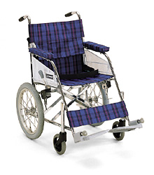 スチール製介助用車椅子(車いす) KHS-N
