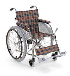 スチール製自走用車椅子(車いす) KR1-38/40N