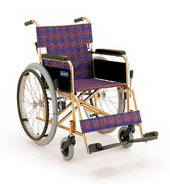 チタン製自走用車椅子(車いす) KT22-40N
