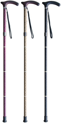 プルストップ伸縮4つ折りたたみ杖KSF-P5030A長さ74〜84cm身長約140〜160cm
