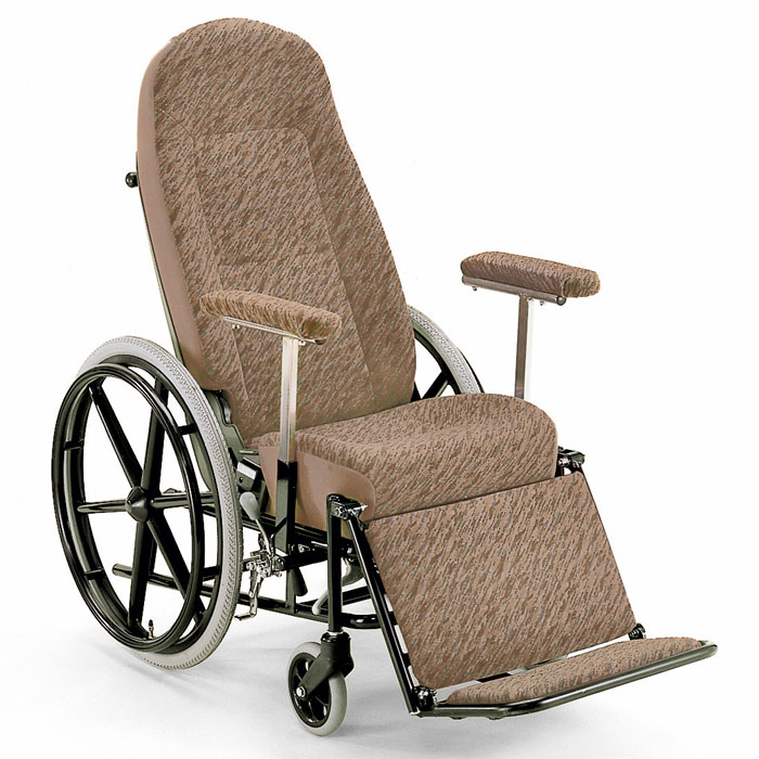 リクライニング式自走用車椅子(車いす) くつろぎ22