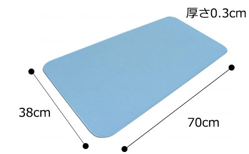 ダイヤタッチ すべり止め健康お風呂マット Lサイズ 38×70cm