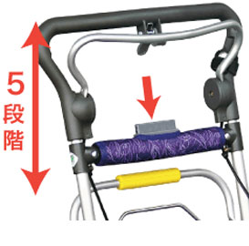 高さ5段階調節