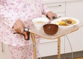 滑り止め加工トレイ付き